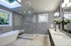 Picture of Elon Tile & Stone - Fleur Mosaics Pacific Gray Pearl White Black