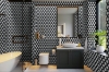 Picture of Elon Tile & Stone - Captiva Mosaics Pearl White Black