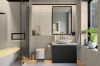 Picture of Elon Tile & Stone - Basketweave Mosaics Cross-Cut Light Ivory Travertine Dolomite Dot Honed