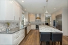 Picture of Elon Tile & Stone - Basketweave Mosaics Calacatta Crema Marfil Dot Honed