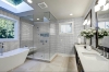 Picture of Elon Tile & Stone - Basketweave Mosaics Dolomite Mystic Gray Dot Honed