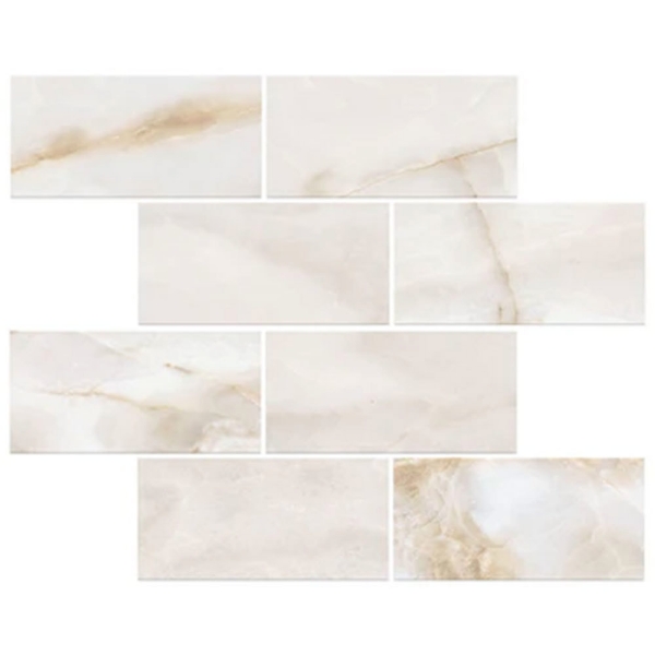 Picture of Milestone - Onyx Mosaic Brick Matte Ivory
