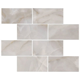 Picture of Florim USA - Onyx Mosaic Brick Matte Light Grey
