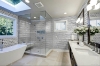 Picture of Elon Tile & Stone - Starlight Mosaics Pearl White Pacific Gray