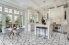Picture of Elon Tile & Stone - Sintra Waterjet Pearl White Mystic Gray Honed