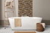 Picture of Bati Orient - Mix Mosaic Baguette Beige Brown Slate Glass