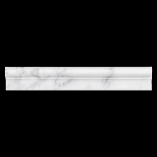 Picture of Elon Tile & Stone - Ogee Moldings Pearl White Honed