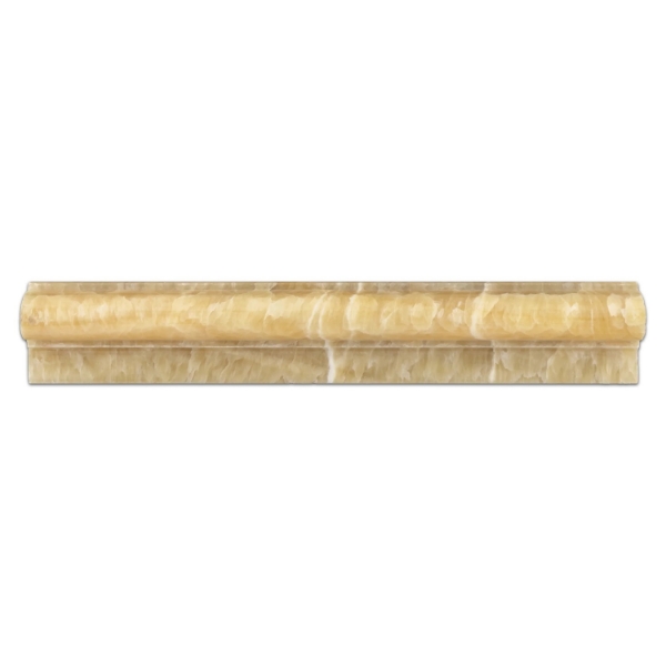 Picture of Elon Tile & Stone - Ogee Moldings Honey Onyx Polished