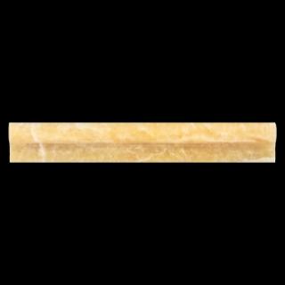 Picture of Elon Tile & Stone - Ogee Moldings Honey Onyx Honed