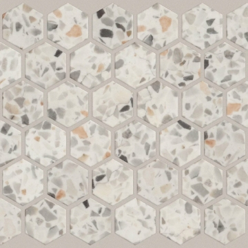 Picture of Shaw Floors - Luxe Moderne Hexagon Mosaic Hollywood Mix