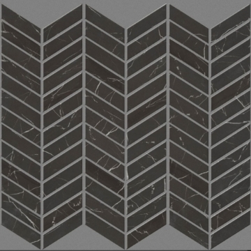 Picture of Shaw Floors - Gala Mosaic Chevron Black Tie