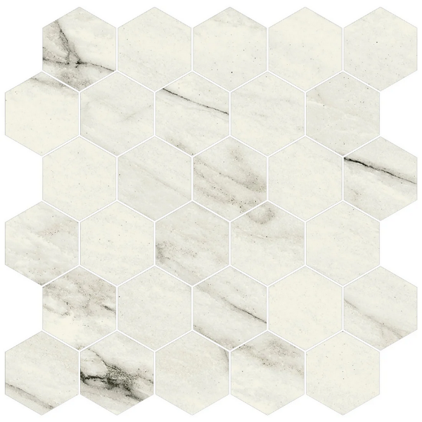 Picture of Milestone - Jem Mosaic Hexagon Forte White Matte