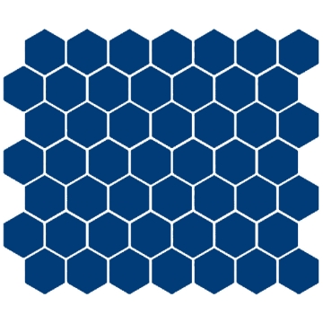 Picture of American Olean - Color Story Mosaic Hexagon Glossy Sapphire Sky