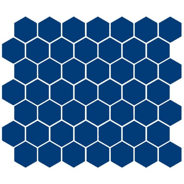 Picture of American Olean - Color Story Mosaic Hexagon Glossy Sapphire Sky