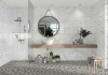 Picture of American Olean - Foyer Hexagon Mosaic Contrast