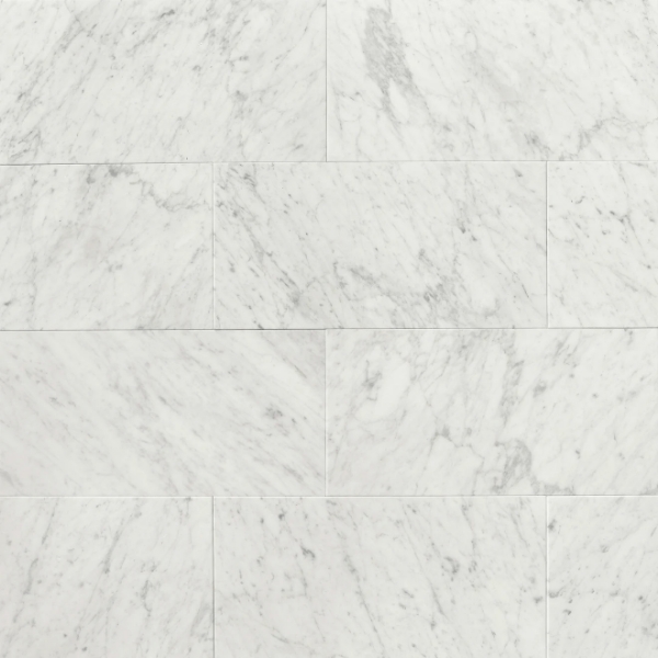 Picture of Bedrosians - Marble Stone 12 x 24 Honed White Carrara Honed