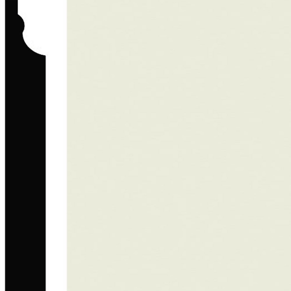 Picture of Burke - Edge Effects Illusion 3 1/4 Wall Base Almond