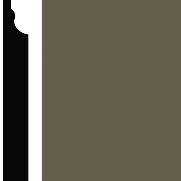 Picture of Burke - Edge Effects Illusion 3 1/4 Wall Base Mocha