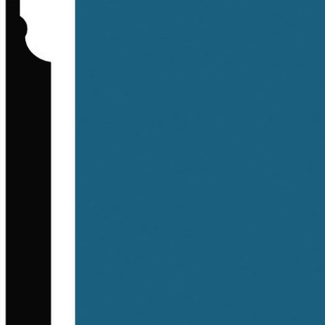 Picture of Burke - Edge Effects Illusion 3 1/4 Wall Base Ocean Blue