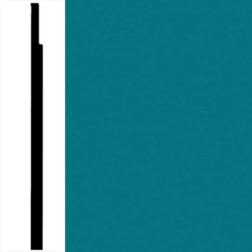 Picture of Burke - Edge Effects Lunar 4 1/2 Wall Base Peacock