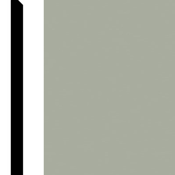 Picture of Burke - Edge Effects Simplicity 6 Wall Base Light Gray