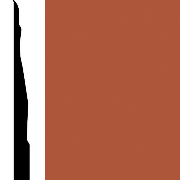 Picture of Burke - Edge Effects Marquee 4 1/4 Wall Base Mango