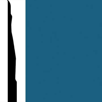 Picture of Burke - Edge Effects Marquee 4 1/4 Wall Base Ocean Blue