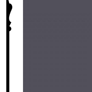 Picture of Burke - Edge Effects Elegance 6 Wall Base Blackbrown