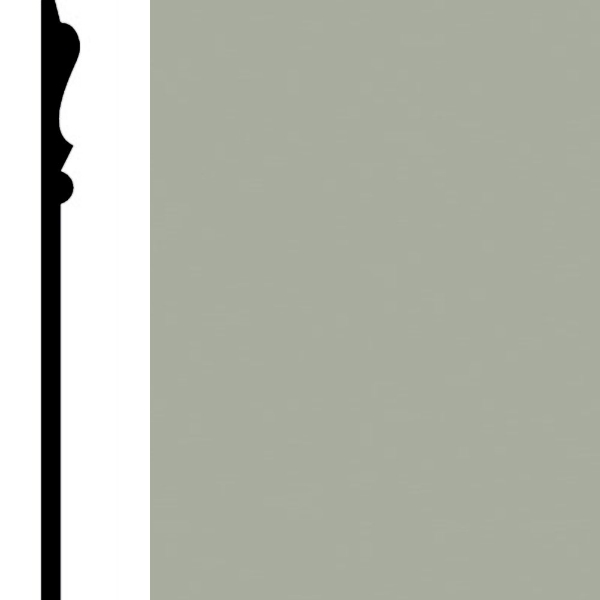 Picture of Burke - Edge Effects Elegance 6 Wall Base Light Gray
