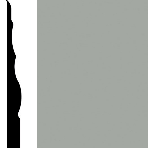 Picture of Burke - Edge Effects Sophisticate 4 1/4 Wall Base Ash