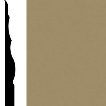 Picture of Burke - Edge Effects Sophisticate 4 1/4 Wall Base Ginger