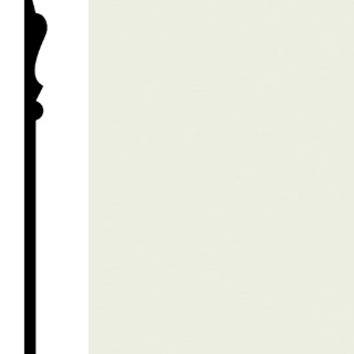 Picture of Burke - Edge Effects Elegance 6 Wall Base Pearl