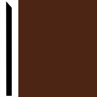 Picture of Burke - Edge Effects Simple 4 - 3/8 Thick Wall Base Brown
