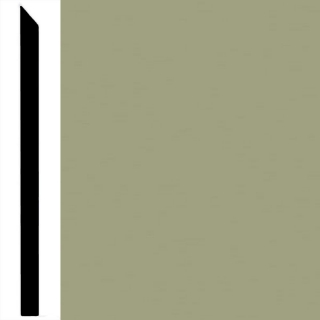 Picture of Burke - Edge Effects Simple 4 - 3/8 Thick Wall Base Frosted Jade