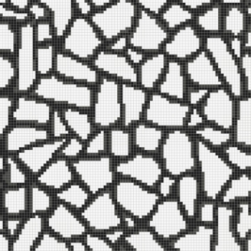 Picture of Bisazza Mosaico - Fragment Fragment Black