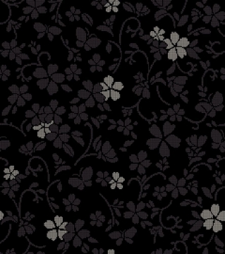 Picture of Bisazza Mosaico - Decori 10 - Hana Flower Dark