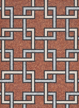 Picture of Bisazza Mosaico - Marmosaico Magenta Rosso