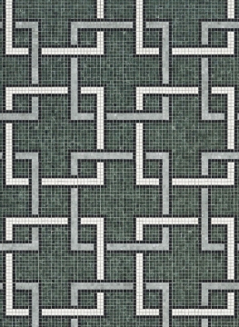 Picture of Bisazza Mosaico - Marmosaico Magenta Verde