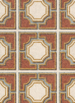 Picture of Bisazza Mosaico - Marmosaico Solferino Rosso