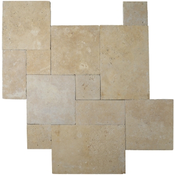 Picture of Bedrosians - Stone Pavers Mediterranean Ivory Travertine