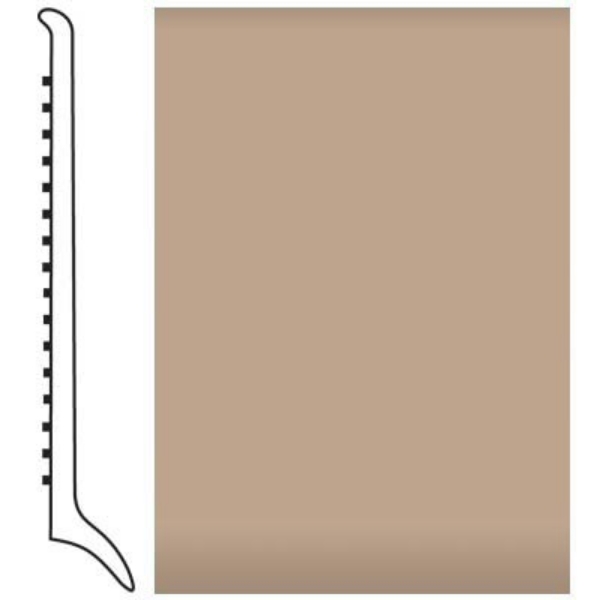 Picture of Roppe - Pinnacle Rubber Wall Base 4 (Long Toe Base) Camel