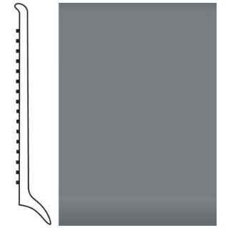 Picture of Roppe - Pinnacle Rubber Wall Base 4 (Long Toe Base) Dark Gray