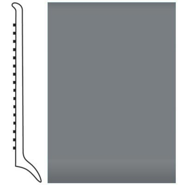 Picture of Roppe - Pinnacle Rubber Wall Base 4 (Long Toe Base) Dark Gray