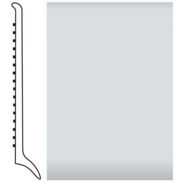 Picture of Roppe - Pinnacle Rubber Wall Base 4 (Long Toe Base) Iceberg