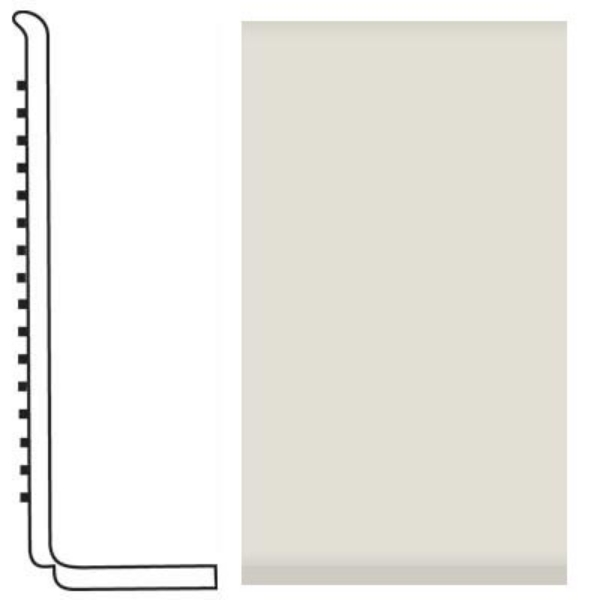 Picture of Roppe - Pinnacle Rubber Wall Base 4 (Sanitary Toe Base) Natural