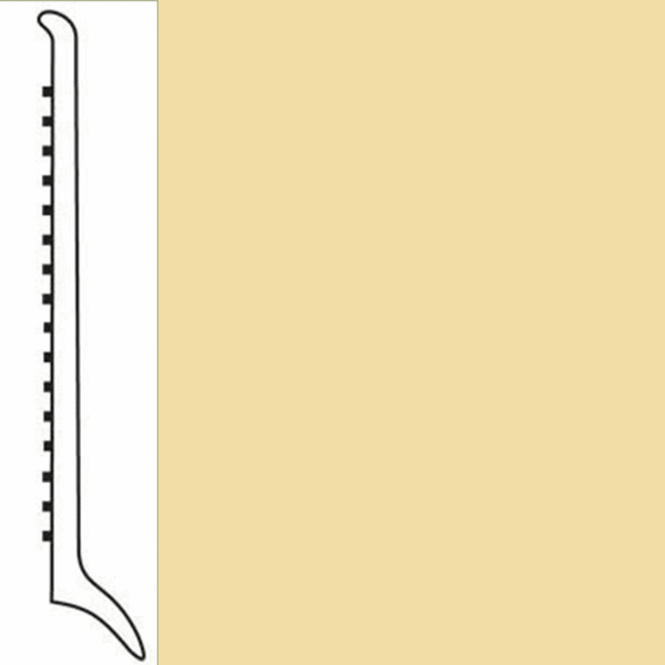 Picture of Roppe - Pinnacle Rubber Wall Base 4 (Long Toe Base) Buttercup