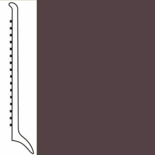 Picture of Roppe - Pinnacle Rubber Wall Base 4 (Long Toe Base) Carob