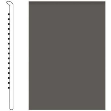 Picture of Roppe - 700 Series Wall Base 2 1/2 (No Toe Base) Burnt Umber