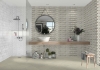 Picture of American Olean - Presario Mosaic Modern Lantern Lumen White Blend