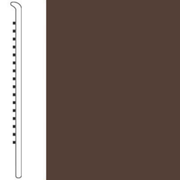 Picture of Roppe - 4 Inch 1/8 Vinyl No Toe Base Espresso